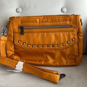 NWT Lug Pacer 2 Crossbody Bag in Amber Yellow